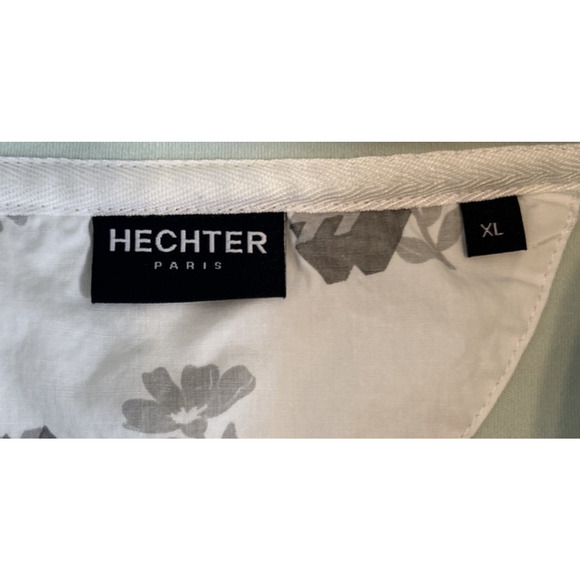 Hechter Paris Men's Light Green XL Polo Shirt Short Sleeve Collared - Picture 4 of 6